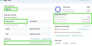 nạp rút tiền USDT